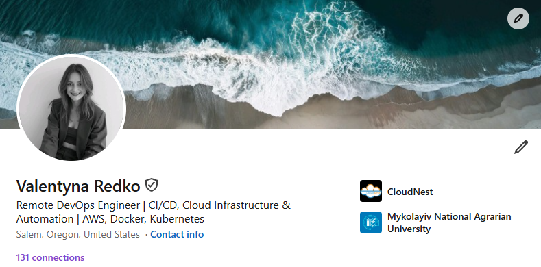 Verified LinkedIn Profile