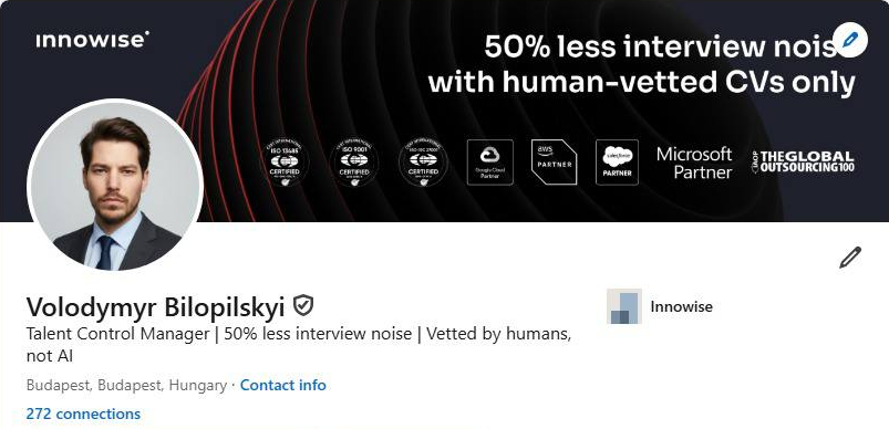 Verified LinkedIn Profile